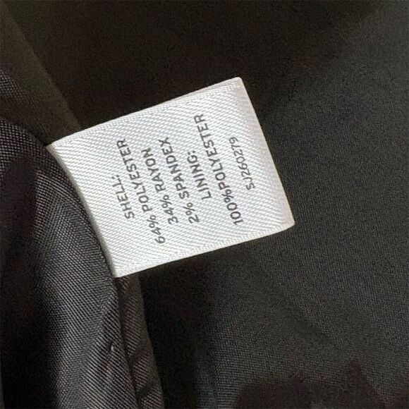 Sejour Women's Plus Size 16 Gray Herringbone Blazer Jacket - Picture 3 of 5